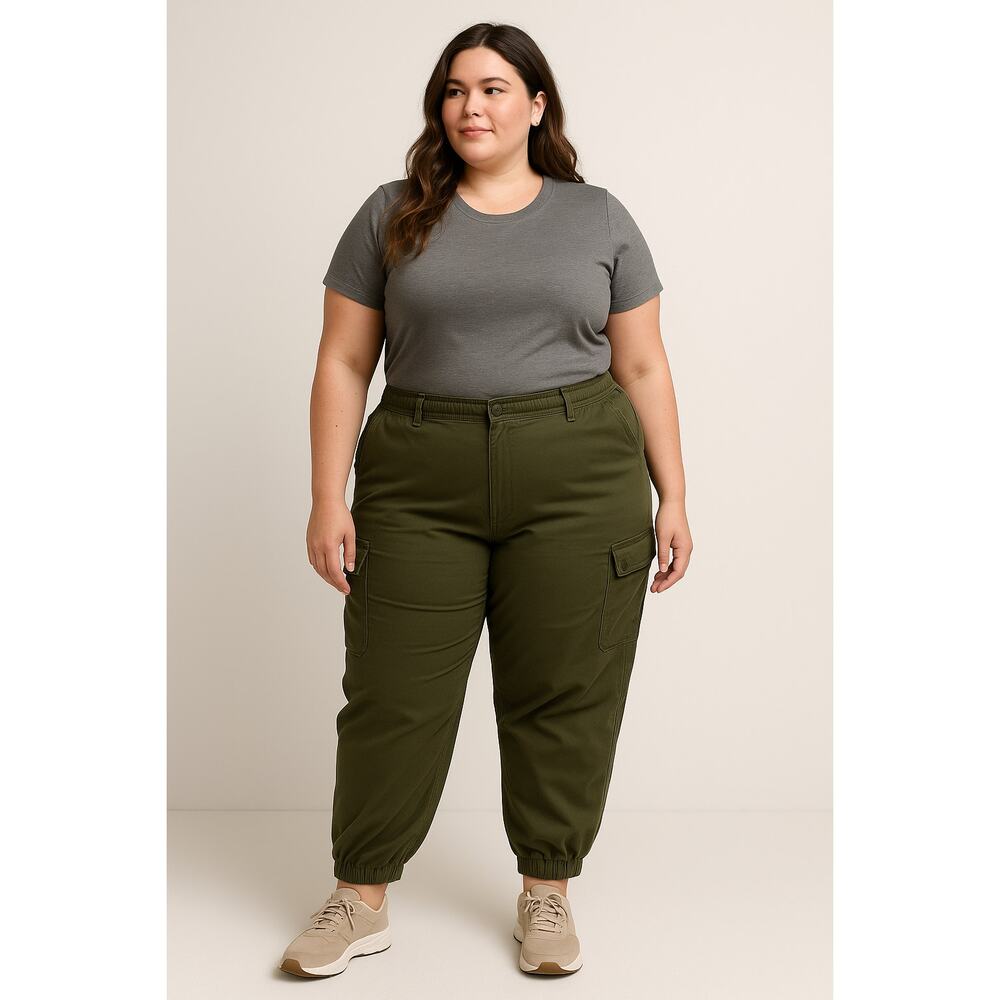 Wondery Outdoors Isabel 3.0 Forest Green Cargo Pants 5XL Short Hiking Utility